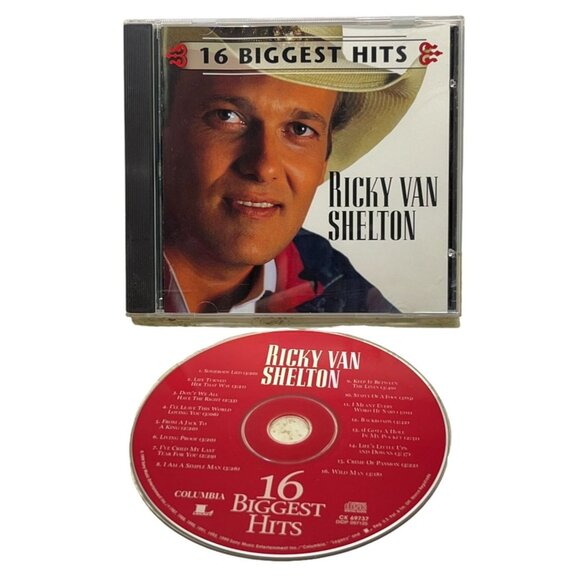 Ricky Van Shelton 16 Biggest Hits CD Country Hole in My Pocket Somebody Lied - Picture 1 of 6